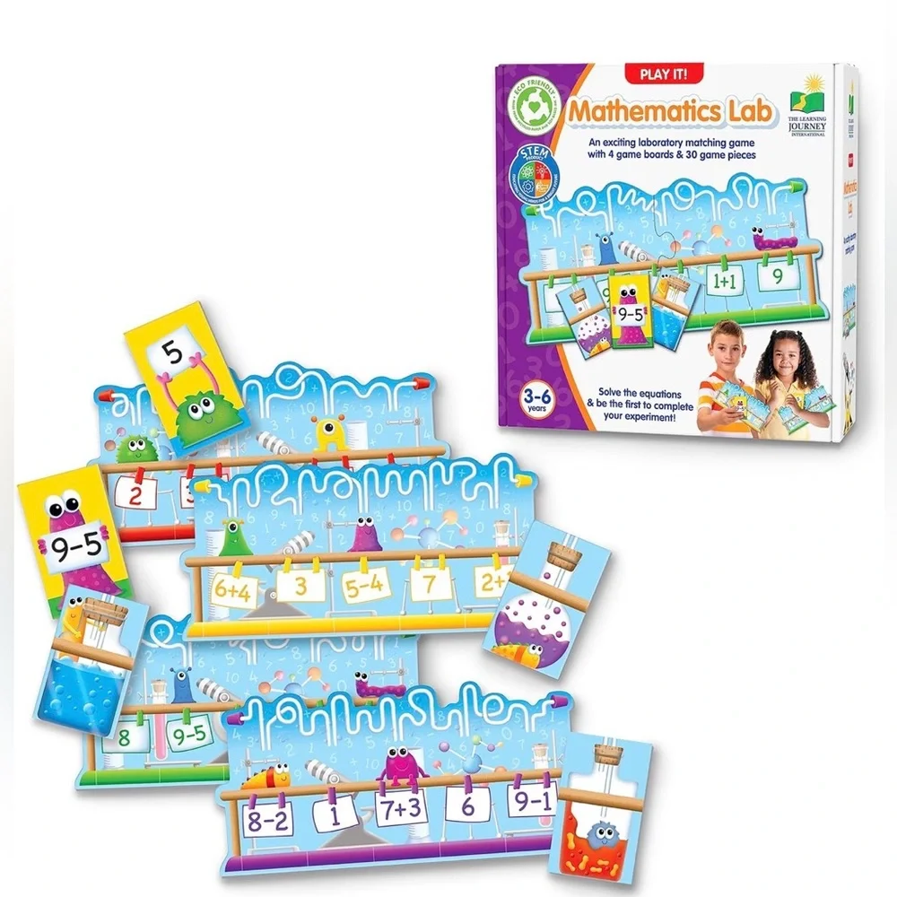 Learning Journey International – Play It! Mathematics Lab Preschool Games & Gift